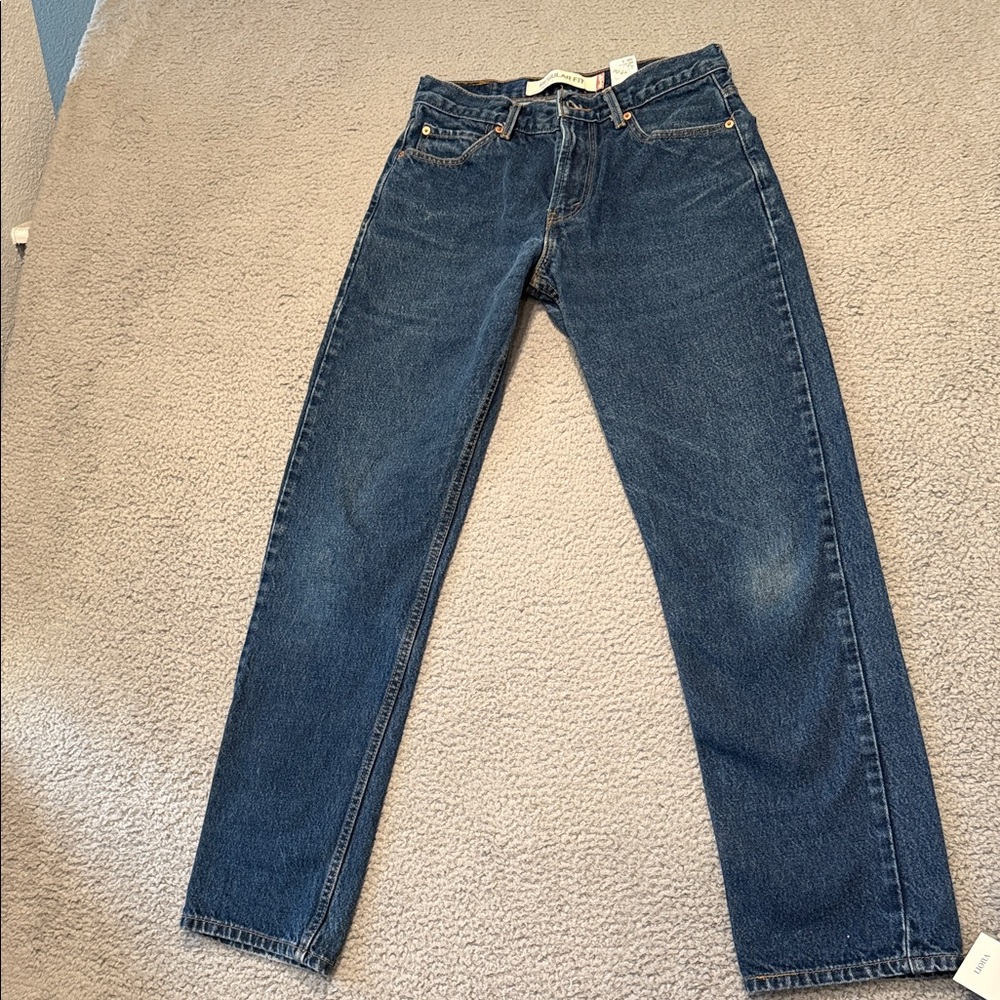 Levi's 505 Regular Fit Men's Straight Blue Jeans Size 30